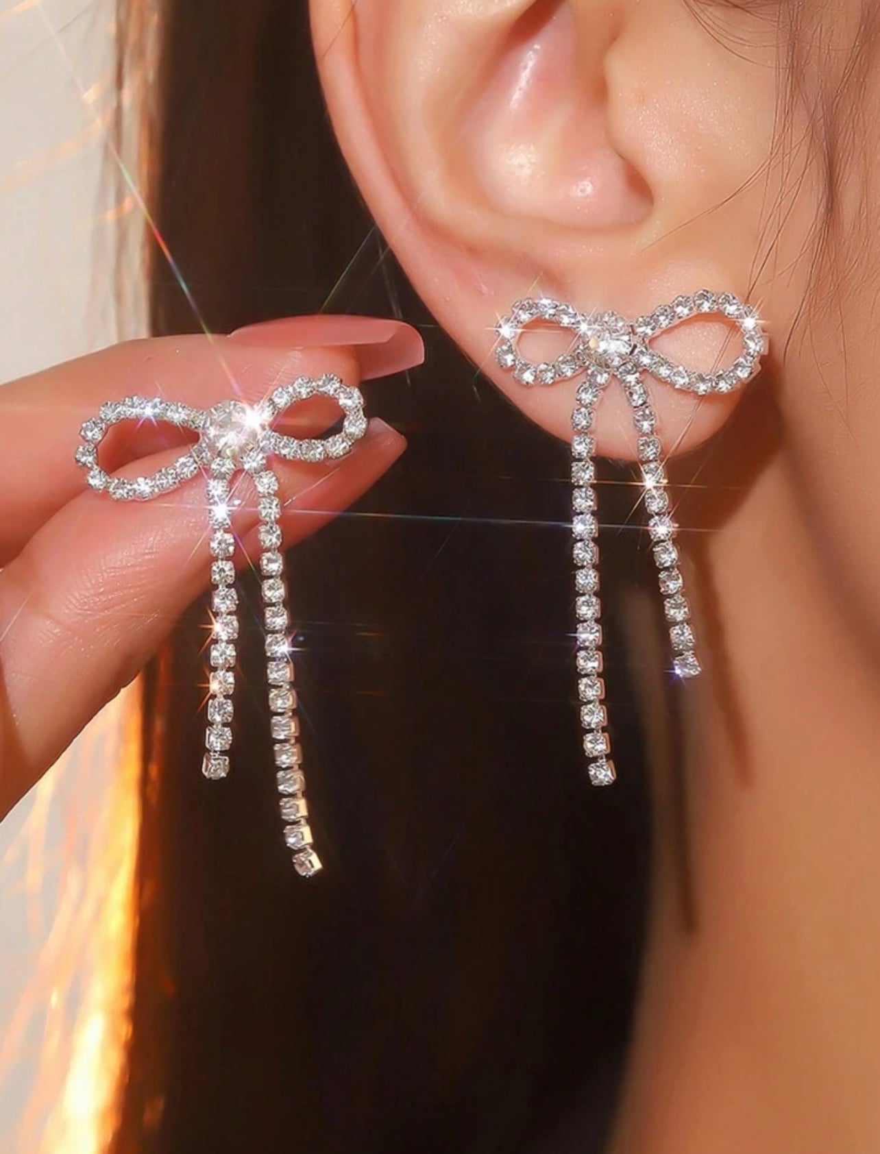 Bows & Diamonds Earrings