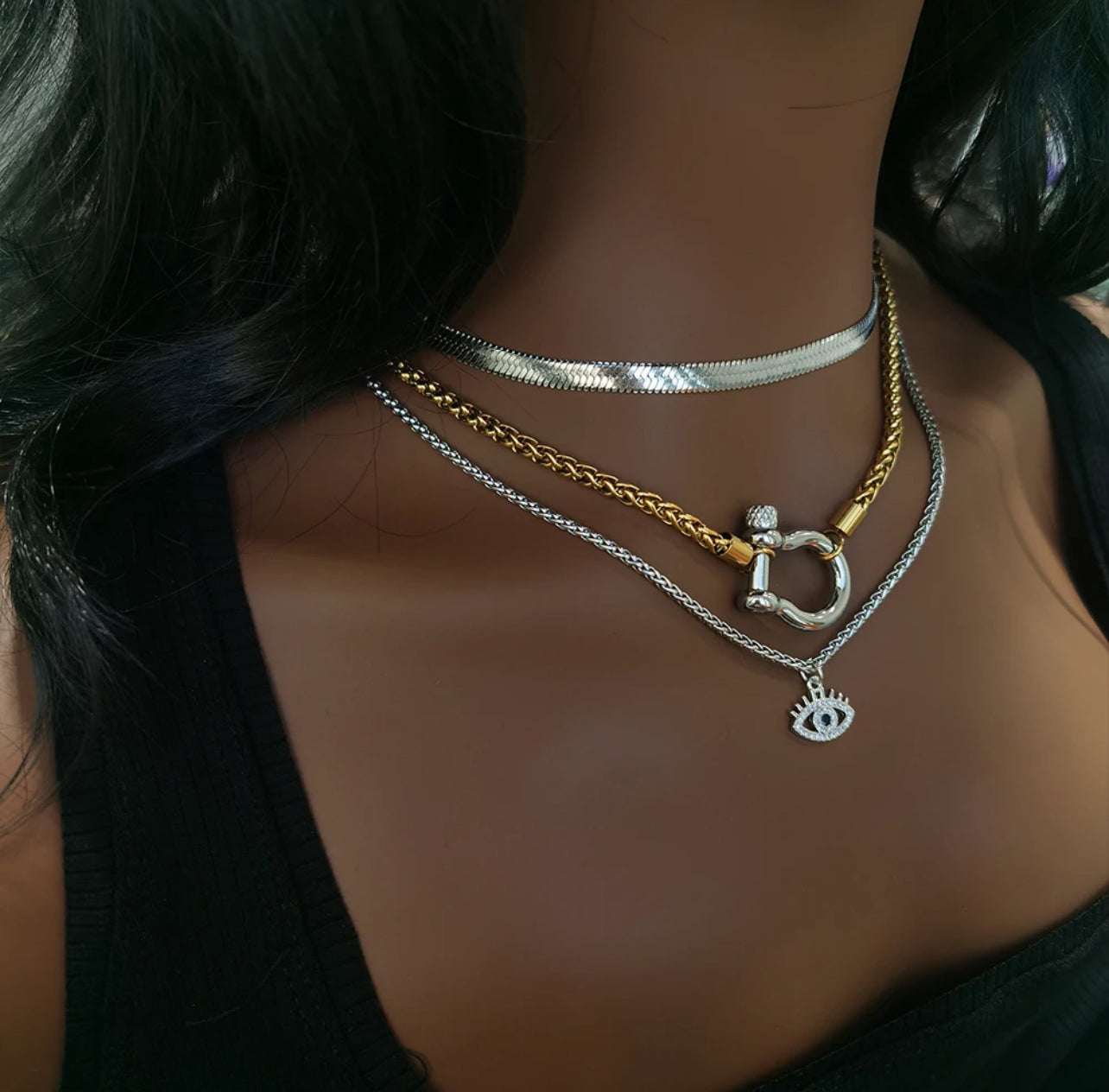 Snake Chain 18k gold plated  image 3