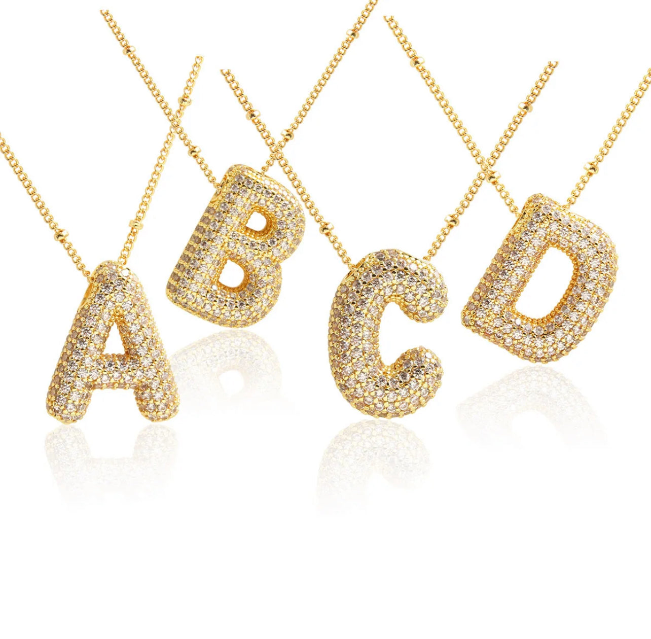 Bubble Letter Neckalace image 2