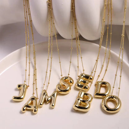 Initial Baloon Necklace