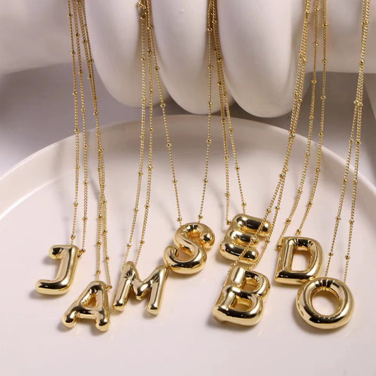 Initial Baloon Necklace